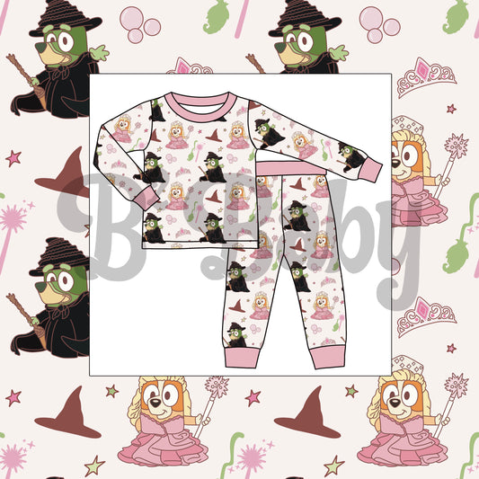 Wicked Two Piece Long Sleeve Pajamas - Pre-Order